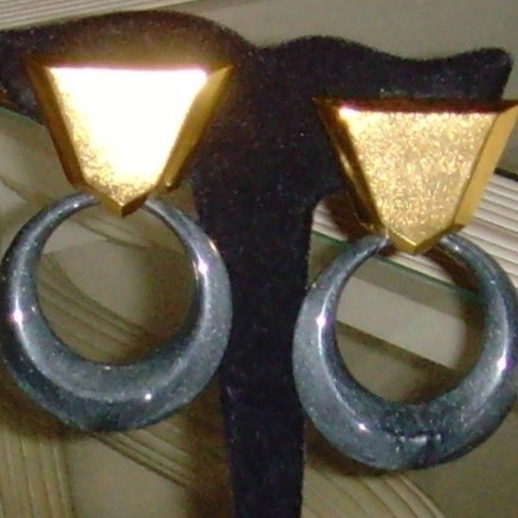 Yves Saint Laurent Dangle Earrings -YSL - Picture 11 of 16